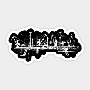 Industrial Shipyard Design Sticker